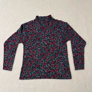 L.L. Bean Floral Long Sleeve Shirt